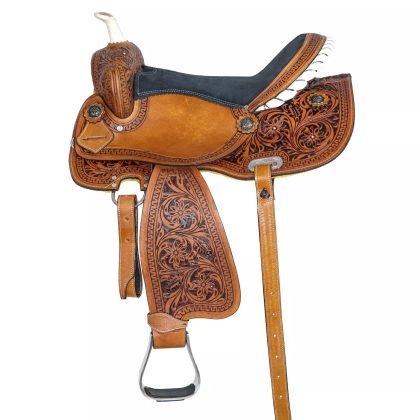 Western Barrel Racing Horse Saddle