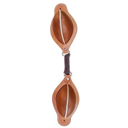 Sazaar Tack Western Saddle Natural Leather Softy Pair of Bucking Roll